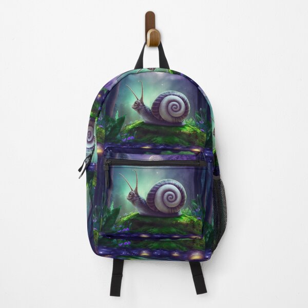 Item preview, Peaceful Journey Placidly Perfect Pretty Snail at Night designed and sold by Vicki Noble Art.