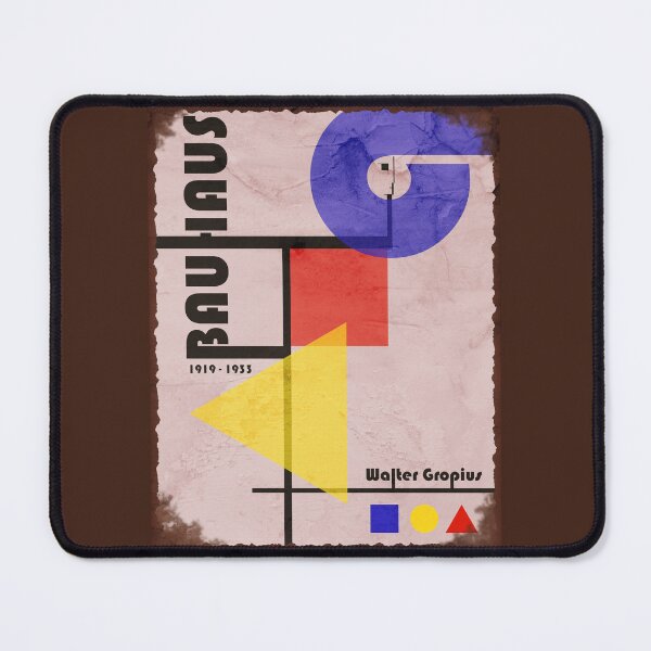 Item preview, Vintage Worn Out Bauhaus Minimalist Artwork Geometric Composition B original design designed and sold by paragonDesign28.
