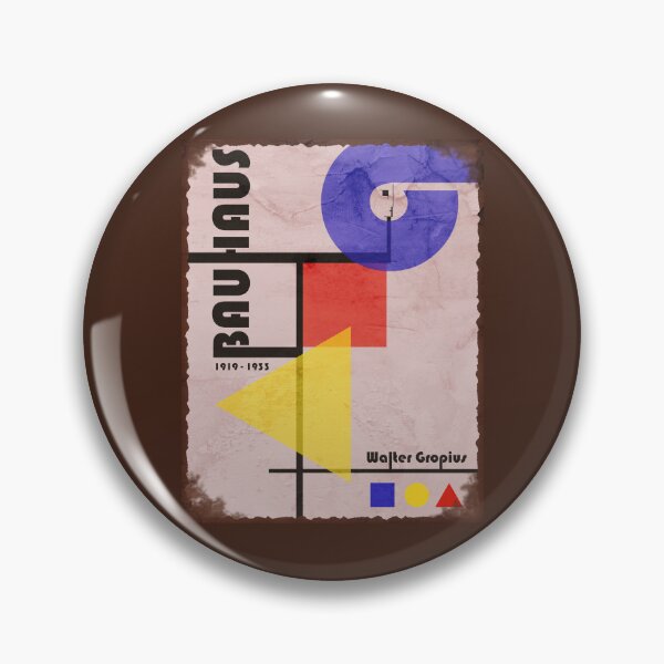 Item preview, Vintage Worn Out Bauhaus Minimalist Artwork Geometric Composition B original design designed and sold by paragonDesign28.