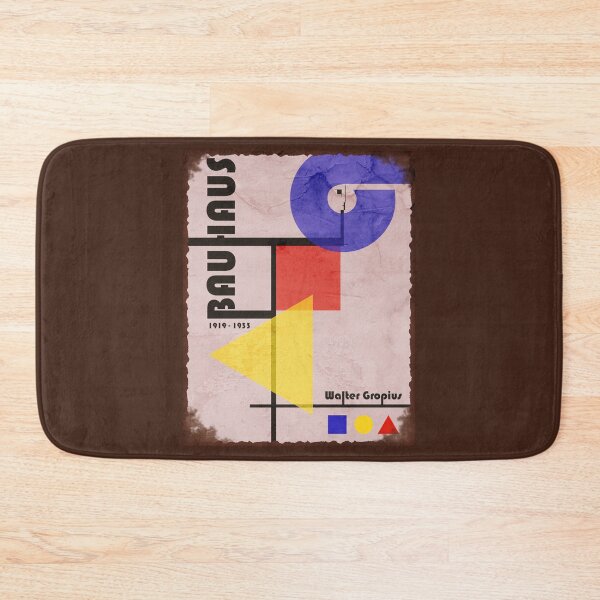 Item preview, Vintage Worn Out Bauhaus Minimalist Artwork Geometric Composition B original design designed and sold by paragonDesign28.