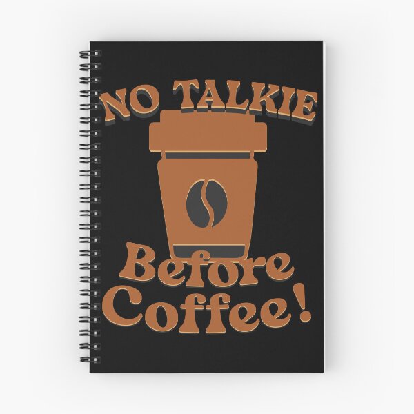 Item preview, No Talkie Before Coffee designed and sold by SimpleAndGreat.