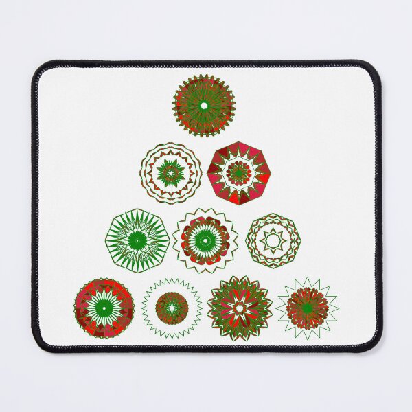 Item preview, Festive small tree set unique design W4.3 designed and sold by fishpressink.