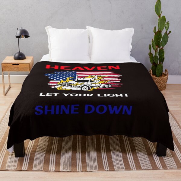 Artikelvorschau, Amerikanischer Trucker, Heaven Let Your Light Shine Down RWB entworfen und verkauft von TeamsterLife.
