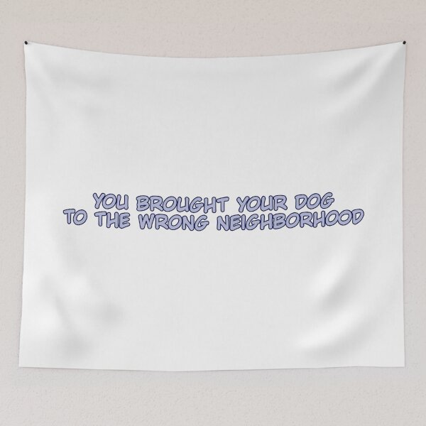 Item preview, You Brought Your Dog to the Wrong Neighborhood Marble Hornets designed and sold by havensea.