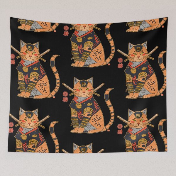Item preview, Samurai Cat 13 designed and sold by TheSamuraiCat.