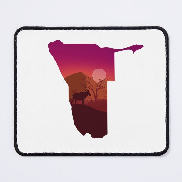Item preview, Namibia map and landscape designed and sold by landscapeworlds.