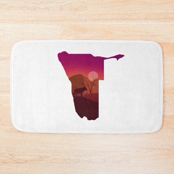 Item preview, Namibia map and landscape designed and sold by landscapeworlds.