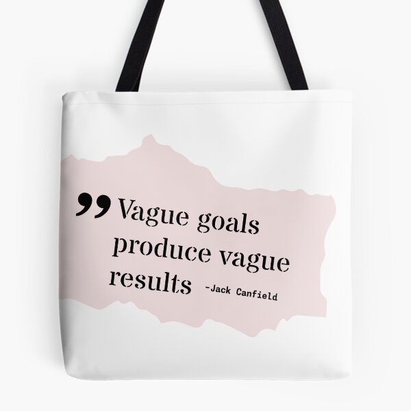 Item preview, Vague goals lead to vague results, self-improvement, motivation designed and sold by Work life.