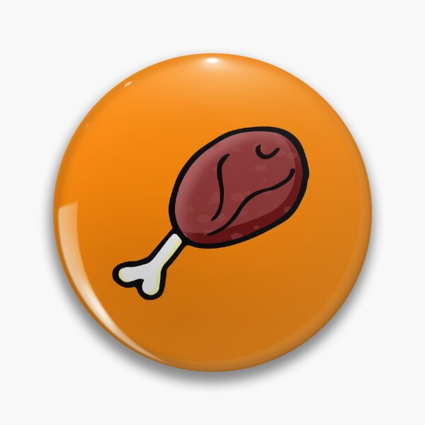 Item preview, Simple Chicken Drumstick Doodle designed and sold by vandervisuals.