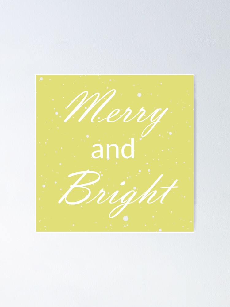 Merry Christmas Aesthetic Wallpaper Poster For Sale By Hristdesign