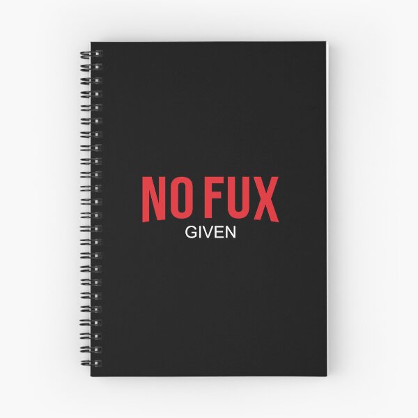Item preview, No Fux Given in Netflix style designed and sold by ShredOrDead.