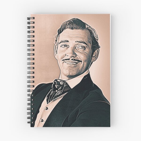 Item preview, Clark Gable Art - vintage painting - D57 designed and sold by DecoVintage.