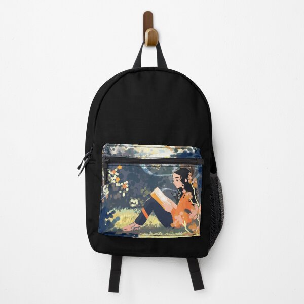 Item preview, Girl reading a book Fantasy digital art entertainment designed and sold by Yarafantasyart.