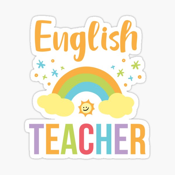 English Teacher Sticker For Sale By Kivarton Redbubble