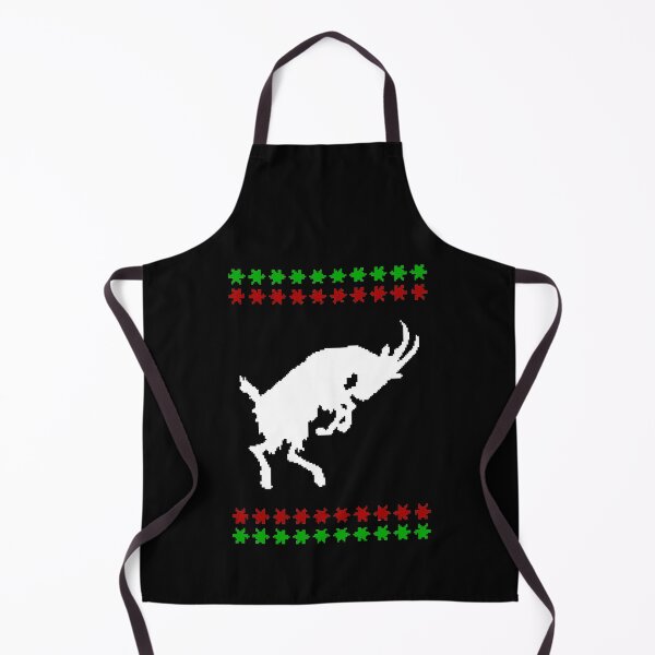 Item preview, Goat Rocking Out Ugly Satanic Christmas Sweater designed and sold by Hellbilly Designs.