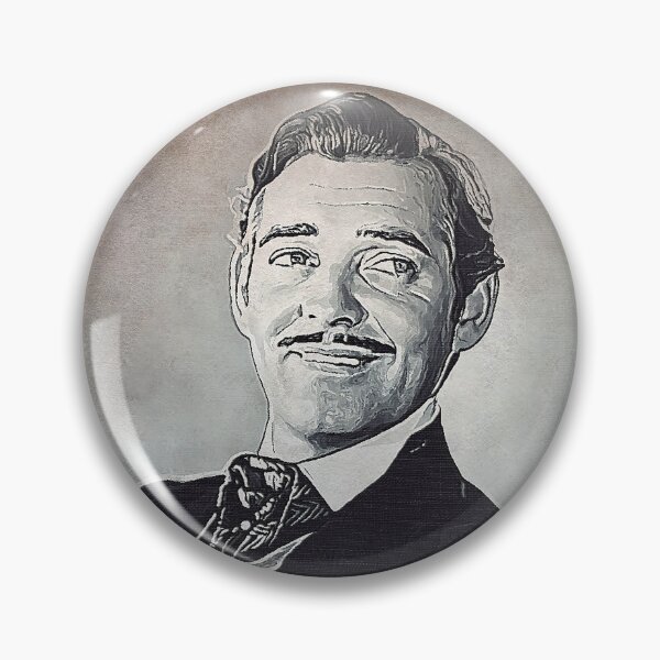 Item preview, Clark Gable Art - oil paint - D58 designed and sold by DecoVintage.