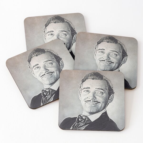 Item preview, Clark Gable Art - oil paint - D58 designed and sold by DecoVintage.