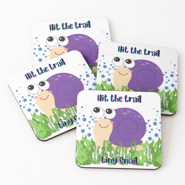 Item preview, Hit the Trail tiny Snail designed and sold by derrslogcabin.