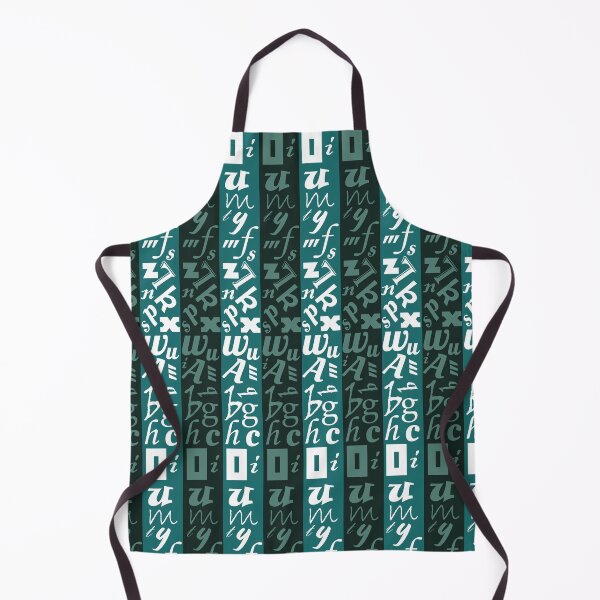 Item preview, Abstract Green and White Letter Pattern designed and sold by RepublicOfFire.