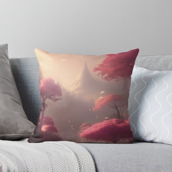 Item preview, Beautiful fantasy world sakura landscape designed and sold by banzay89.