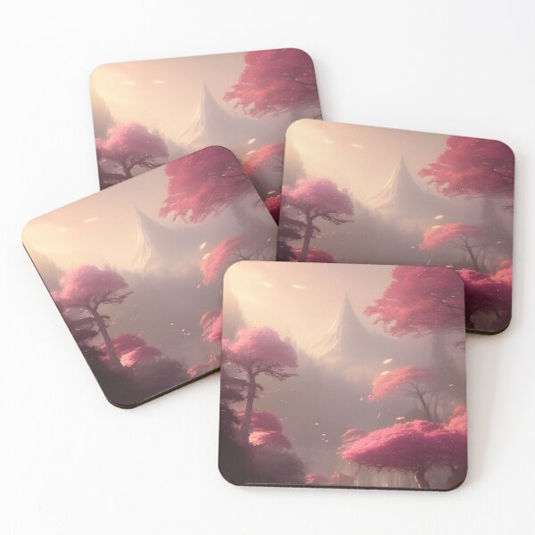 Item preview, Beautiful fantasy world sakura landscape designed and sold by banzay89.