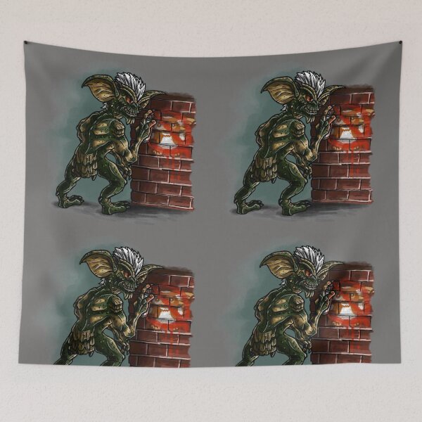 Item preview, Gremlins Stripe crossing out Gizmo Graffiti -- "Gizmo Caca!" designed and sold by LoganMDesigns.