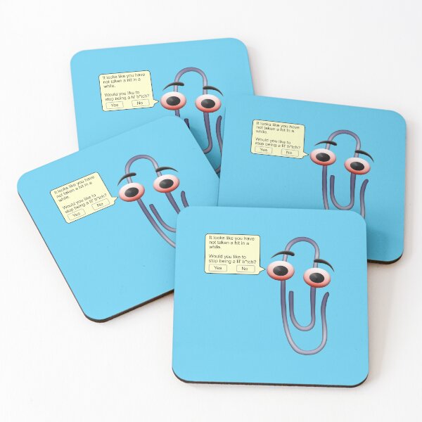 Item preview, Clippy Stoned designed and sold by aribluestein.