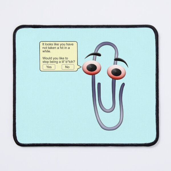Item preview, Clippy Stoned designed and sold by aribluestein.