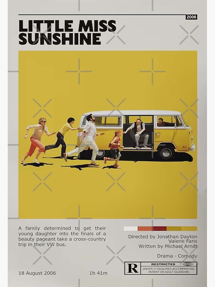 Discover Vintage Little Miss Sunshine Poster Premium Matte Vertical Poster