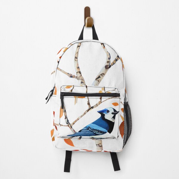 Item preview, Blue Jay in a birch tree designed and sold by alxndraai.