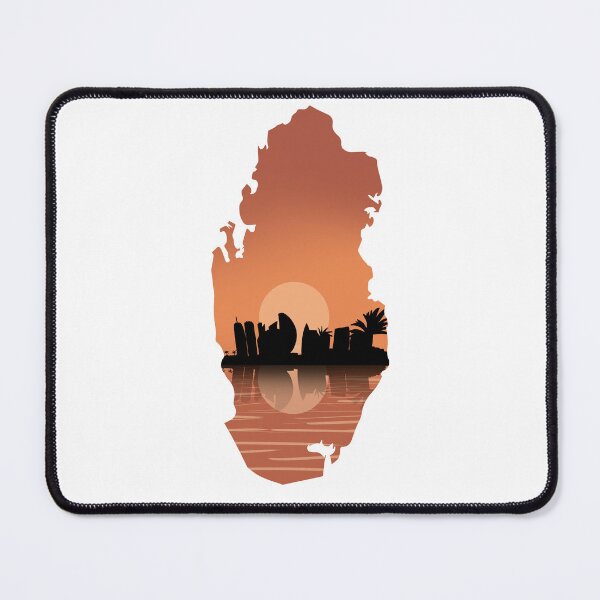 Item preview, Qatar map and landscape designed and sold by landscapeworlds.