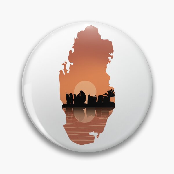 Item preview, Qatar map and landscape designed and sold by landscapeworlds.