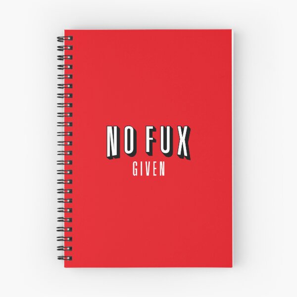 Item preview, No Fux Given in the classic Netflix style designed and sold by ShredOrDead.