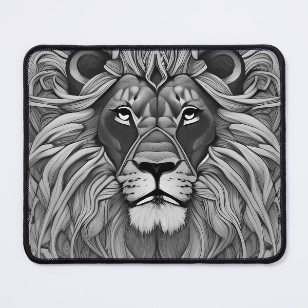 Item preview, Gorgeous Lion Made of Artistic Strokes designed and sold by antonioruiz.