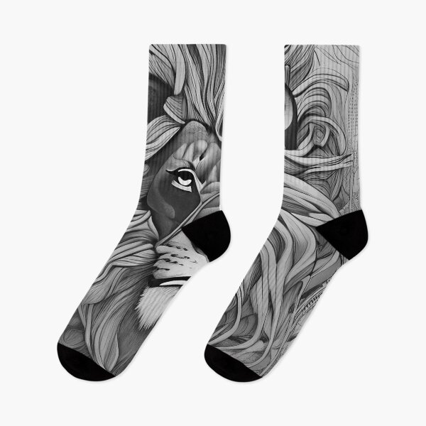 Item preview, Gorgeous Lion Made of Artistic Strokes designed and sold by antonioruiz.