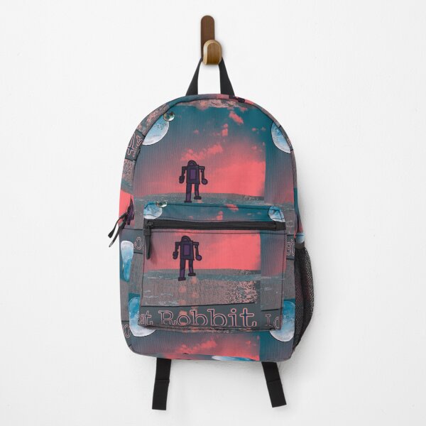Item preview, Wandering Robot on An Alien Planet with Lost Robbit Text - Science Fiction designed and sold by jolabrese.
