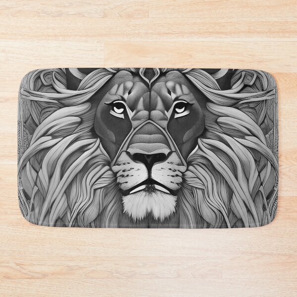 Item preview, Gorgeous Lion Made of Artistic Strokes designed and sold by antonioruiz.