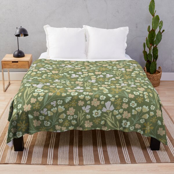 Item preview, Folk Floral - Green designed and sold by KBurnsArt.