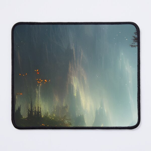 Item preview, Green magic fantasy world with mountains designed and sold by banzay89.