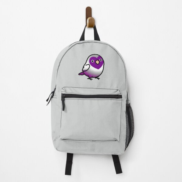 Item preview, Chubby Grey-Ace Grey-Asexual LGBT+ Pride Lovebird designed and sold by birdhism.