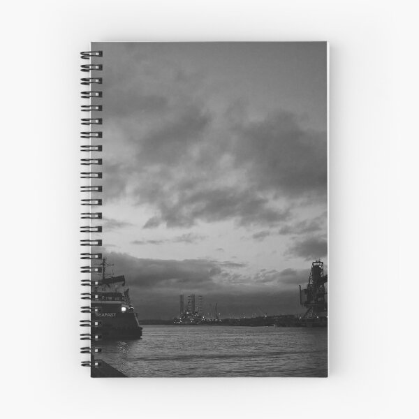 Item preview, Sunset on the River Blyth - Monochrome designed and sold by Violaman.