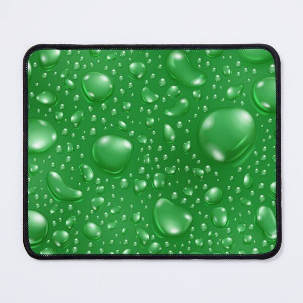 Item preview, Abstract Green Water Drops Pattern designed and sold by RepublicOfFire.