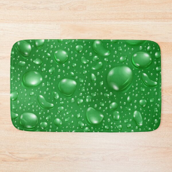 Item preview, Abstract Green Water Drops Pattern designed and sold by RepublicOfFire.