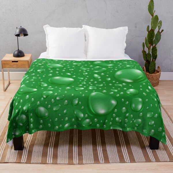Item preview, Abstract Green Water Drops Pattern designed and sold by RepublicOfFire.