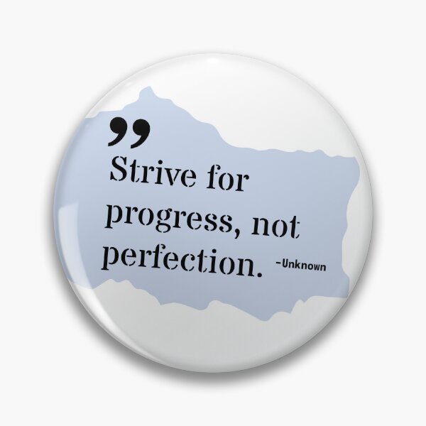 Item preview, Strive for progress, not perfection designed and sold by Work life.