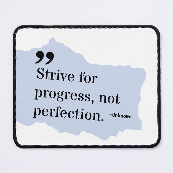 Item preview, Strive for progress, not perfection designed and sold by Work life.