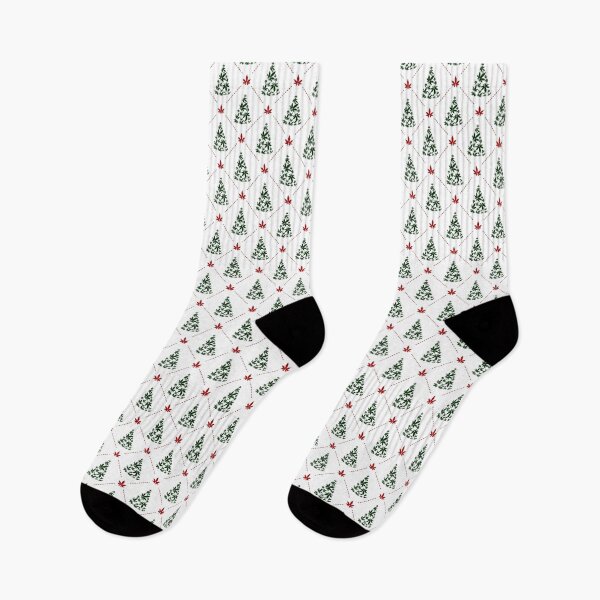 Item preview, Christmas tree with weed pattern designed and sold by sashica.