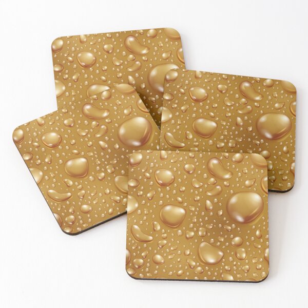 Item preview, Abstract Bronze Water Drops Pattern designed and sold by RepublicOfFire.