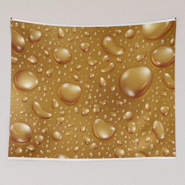 Item preview, Abstract Bronze Water Drops Pattern designed and sold by RepublicOfFire.