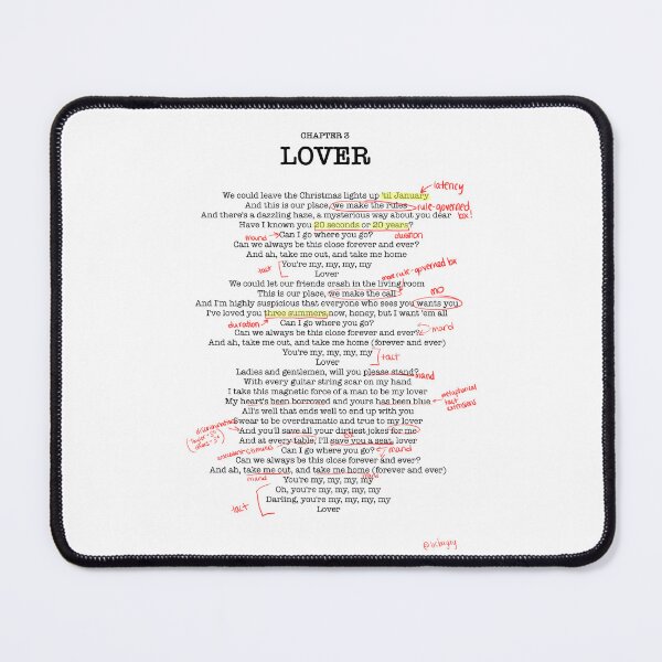 Item preview, Annotated lyrics behavior analysis  designed and sold by bcbayay designs.